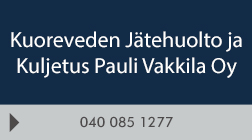 Kuoreveden jätehuolto ja kuljetus Pauli Vakkila Oy logo